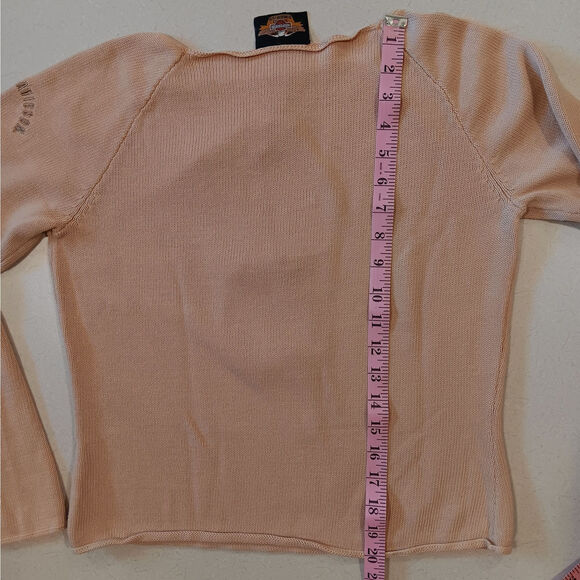 Harley Davidson Motor Cycles embroidered Eagle sweater - Picture 5 of 6